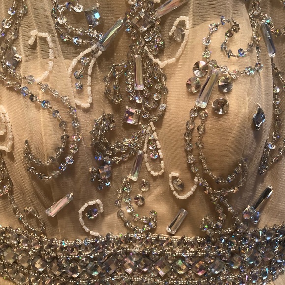 Champagne homecoming dress - Picture 3 of 7